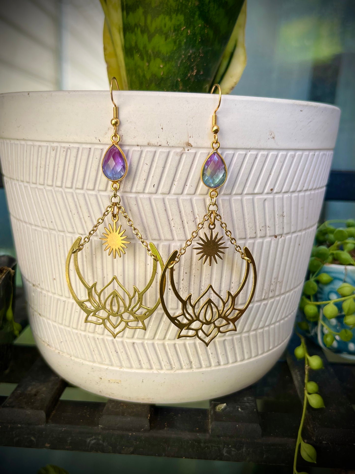 Lotus Love Dangles