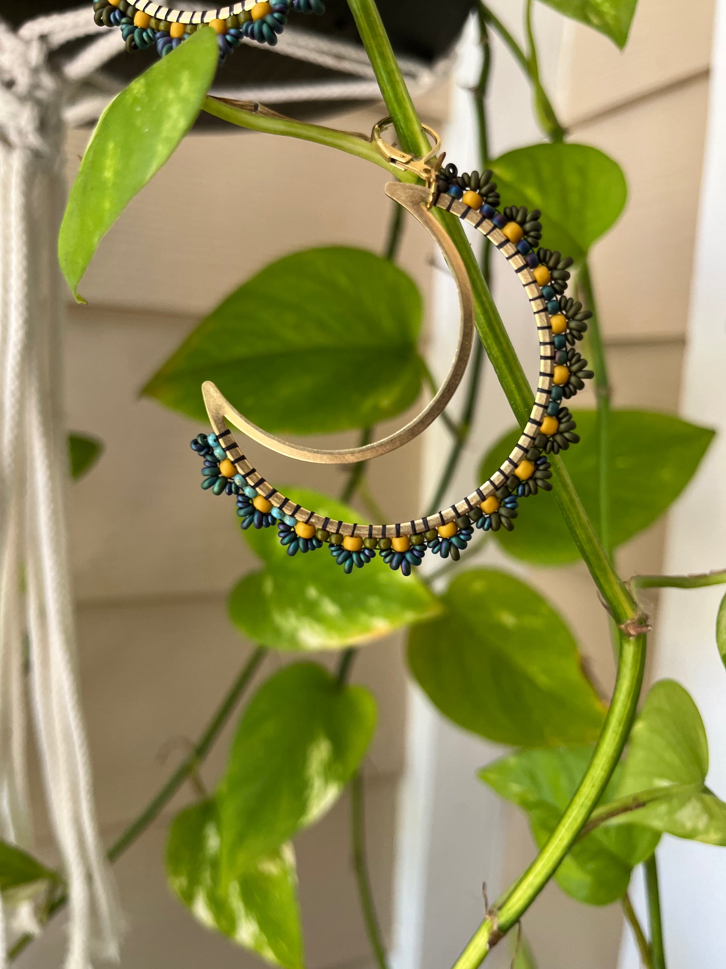 Beaded Soul Crescent Moons