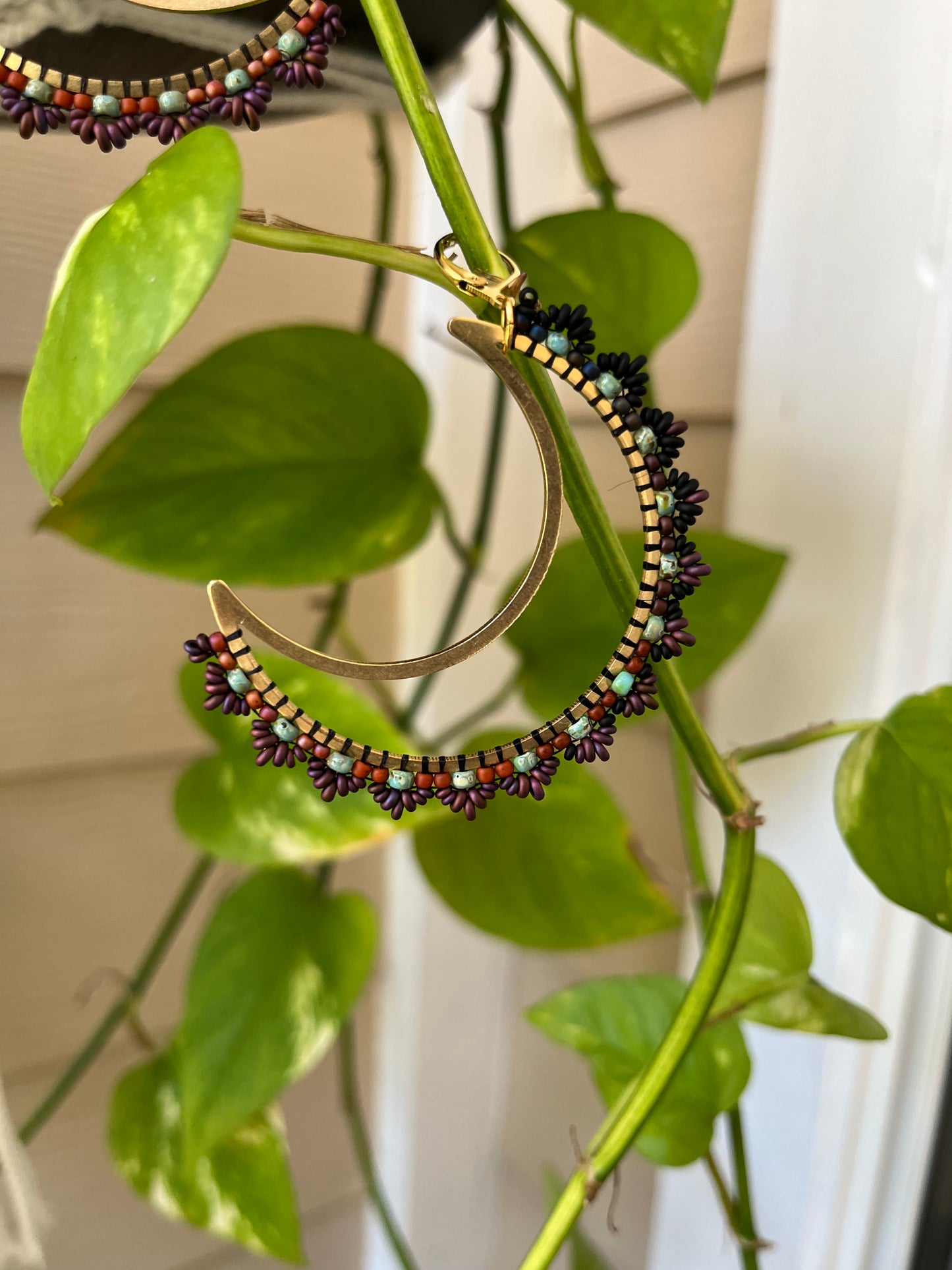 Beaded Soul Crescent Moons