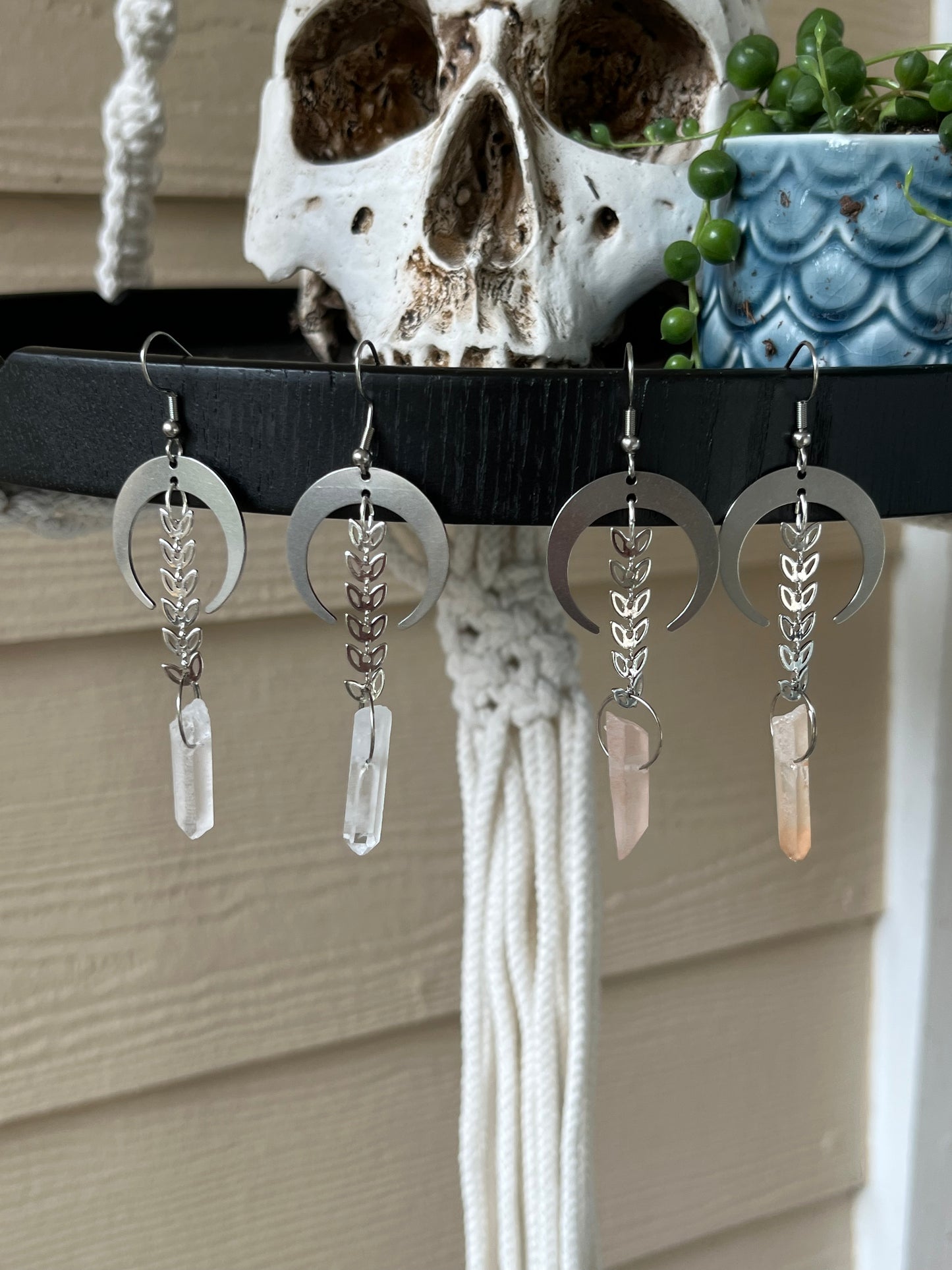 Vine Quartz Moons