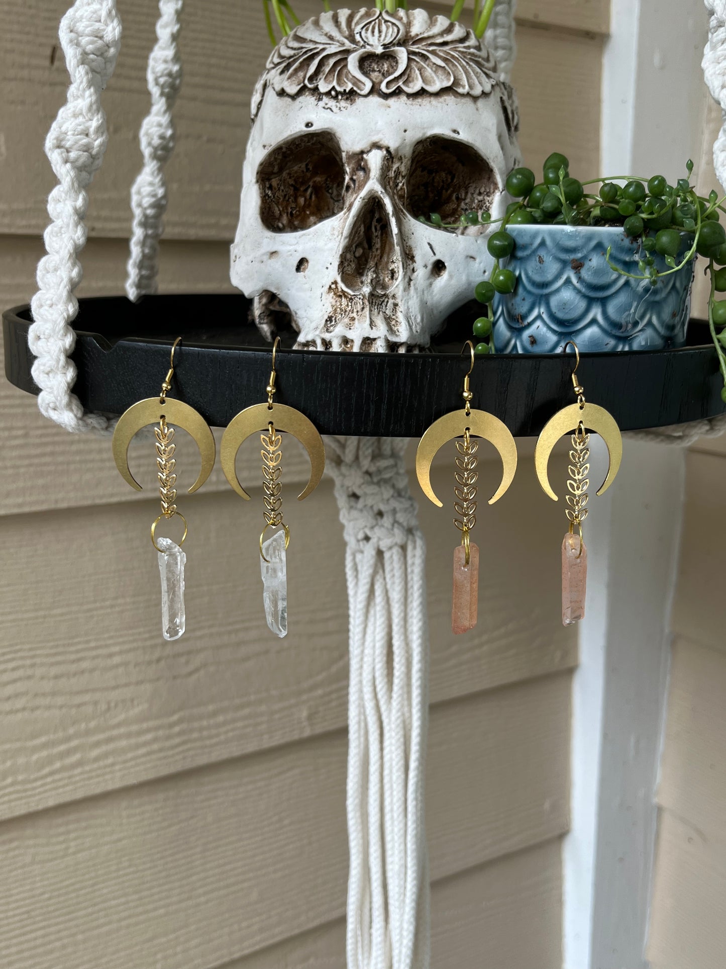 Vine Quartz Moons