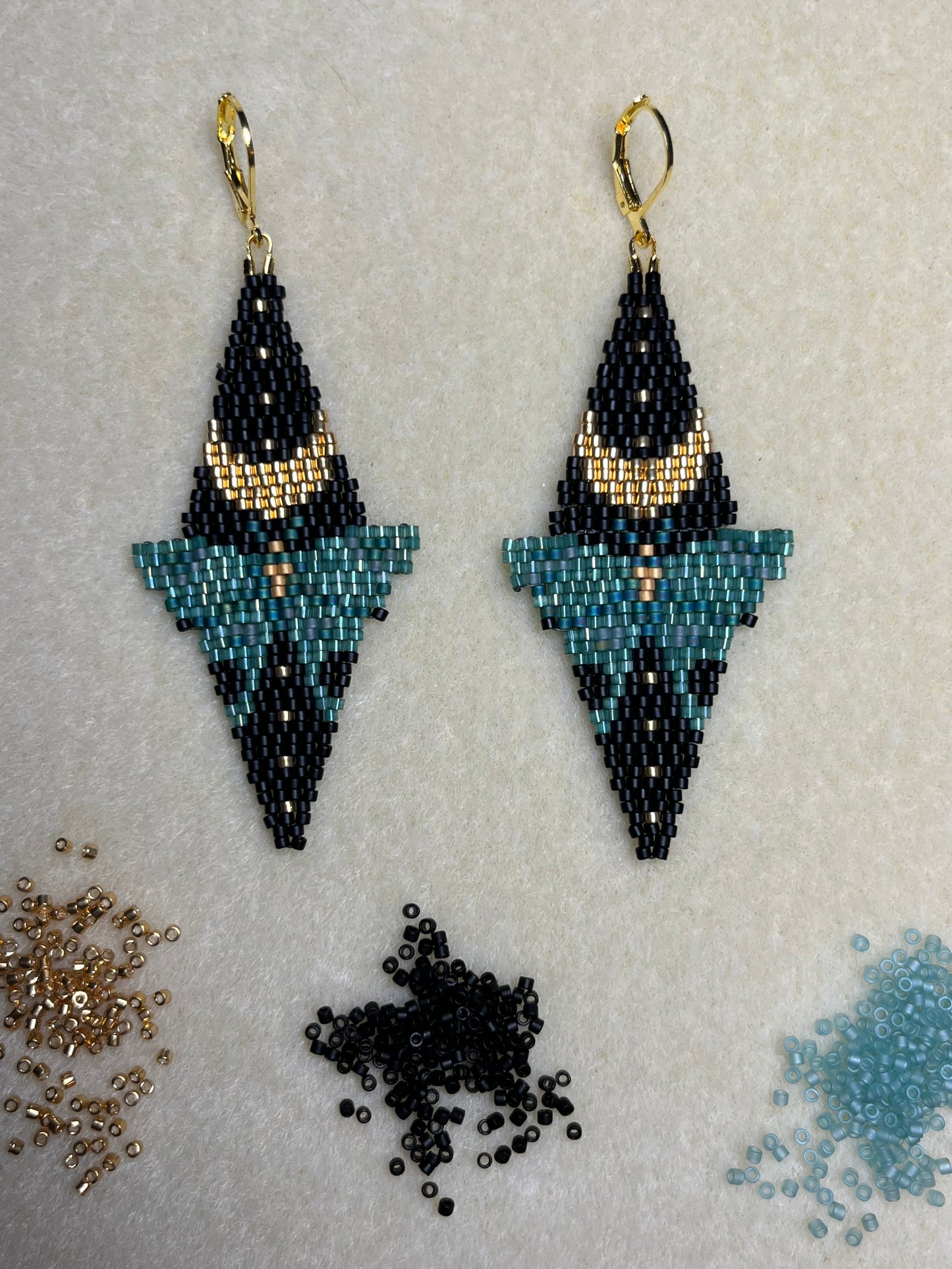 Lunar Moth Woven Drops